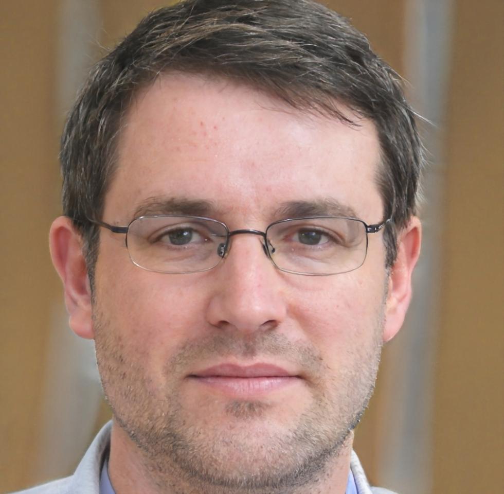 Portrait of financial market analyst